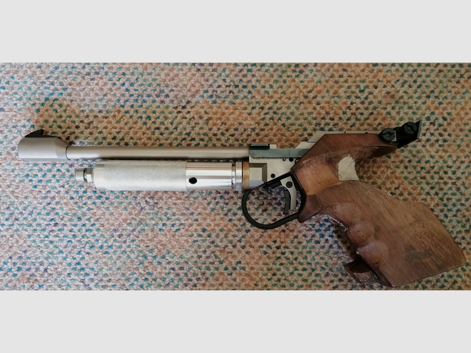 Walther Luftpistole CP3 Umgebaut auf CO2 kapseln