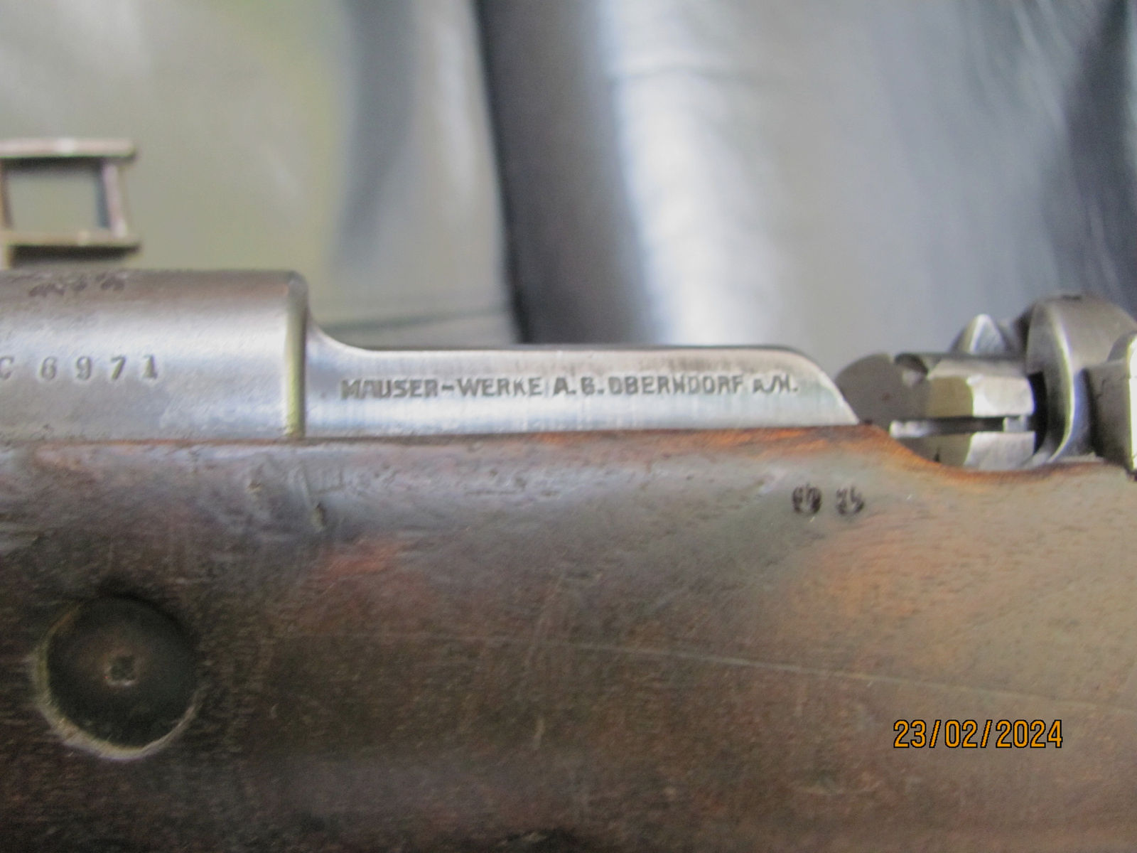 Mauser Karabiner K98  Portugal 1937 nummerngleich m Bajonett WaA-Stempel Alt Deko BKA 11 deactivated -- 575.- VHB