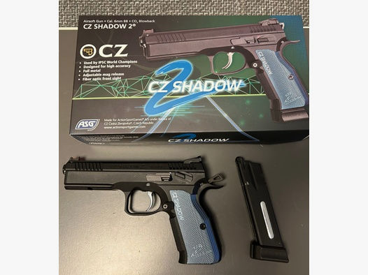 KJ Works CZ Shadow 2 Vollmetall CO2 BlowBack 6mm BB