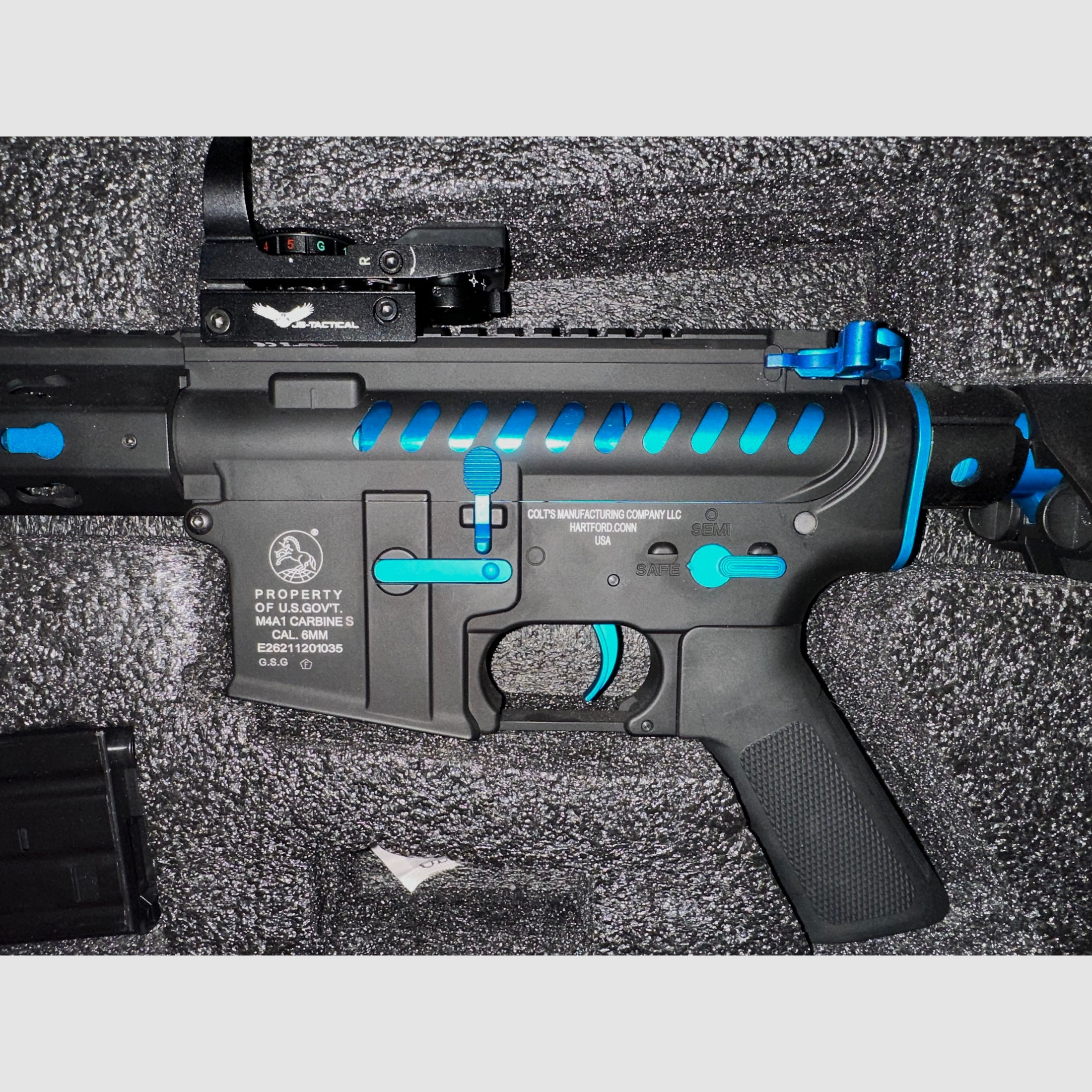 Cybergun Colt M4 Blue Fox wie Neu