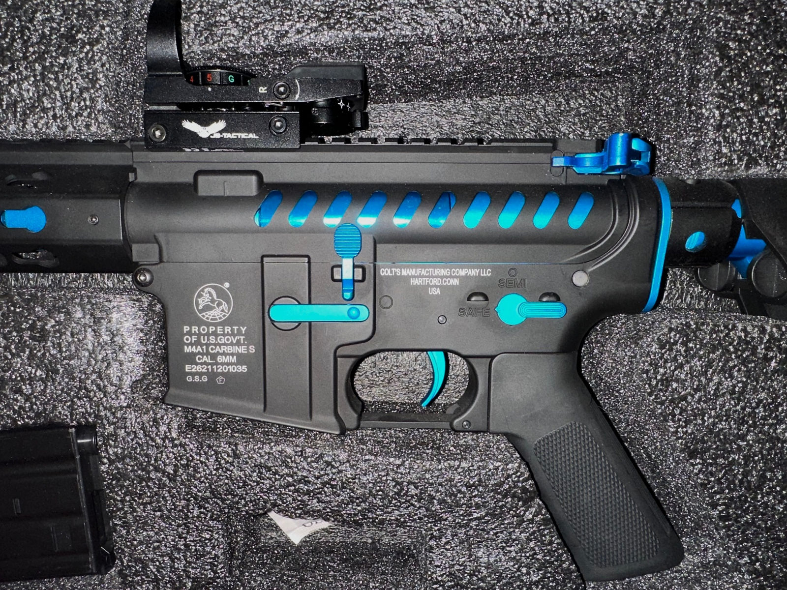 Cybergun Colt M4 Blue Fox wie Neu
