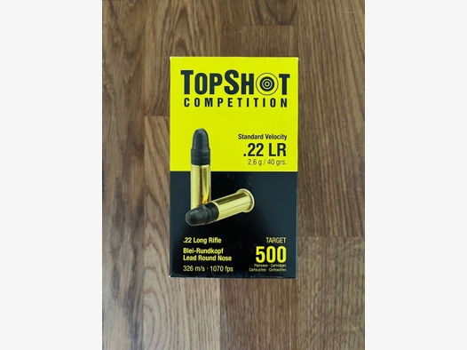 TopShot Competition .22lr Munition