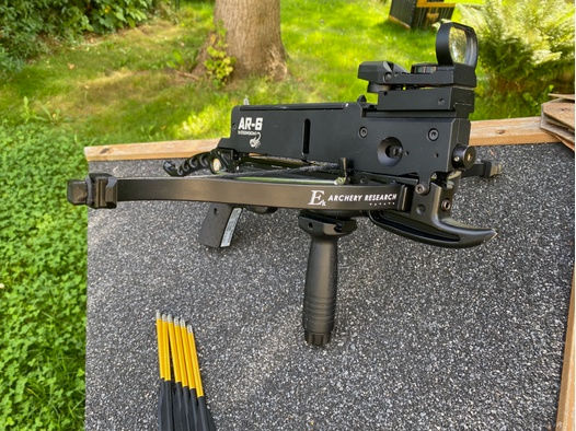 Steambow AR-6 Stinger I Tactical - Metallstinger - Ek Cobra MX mit Metallmagazin und neuem Bogen, Sehne,Endkappen