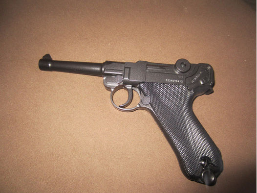Legends Luger P08 CO2 Luftpistole 4,5mm mit Lederholster