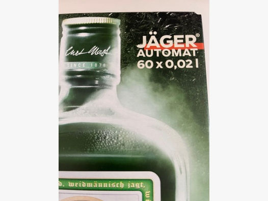 Jägermeister- Flaschenautomat