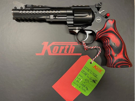 Korth Revolver Super Sport GTS .357mag Performence Kit  mit  Wechseltrommel 9mm Luger NEU  