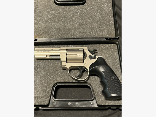 ME 38 Magnum Schreckschuss Revolver nickel 9mm R.K. 