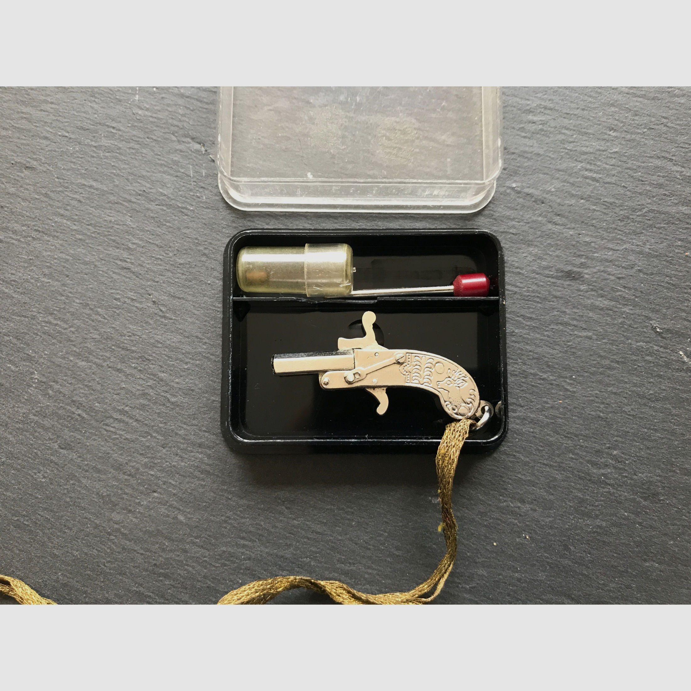 Berloque Pinfire 2 mm kleine Schreckschuss Pistole
