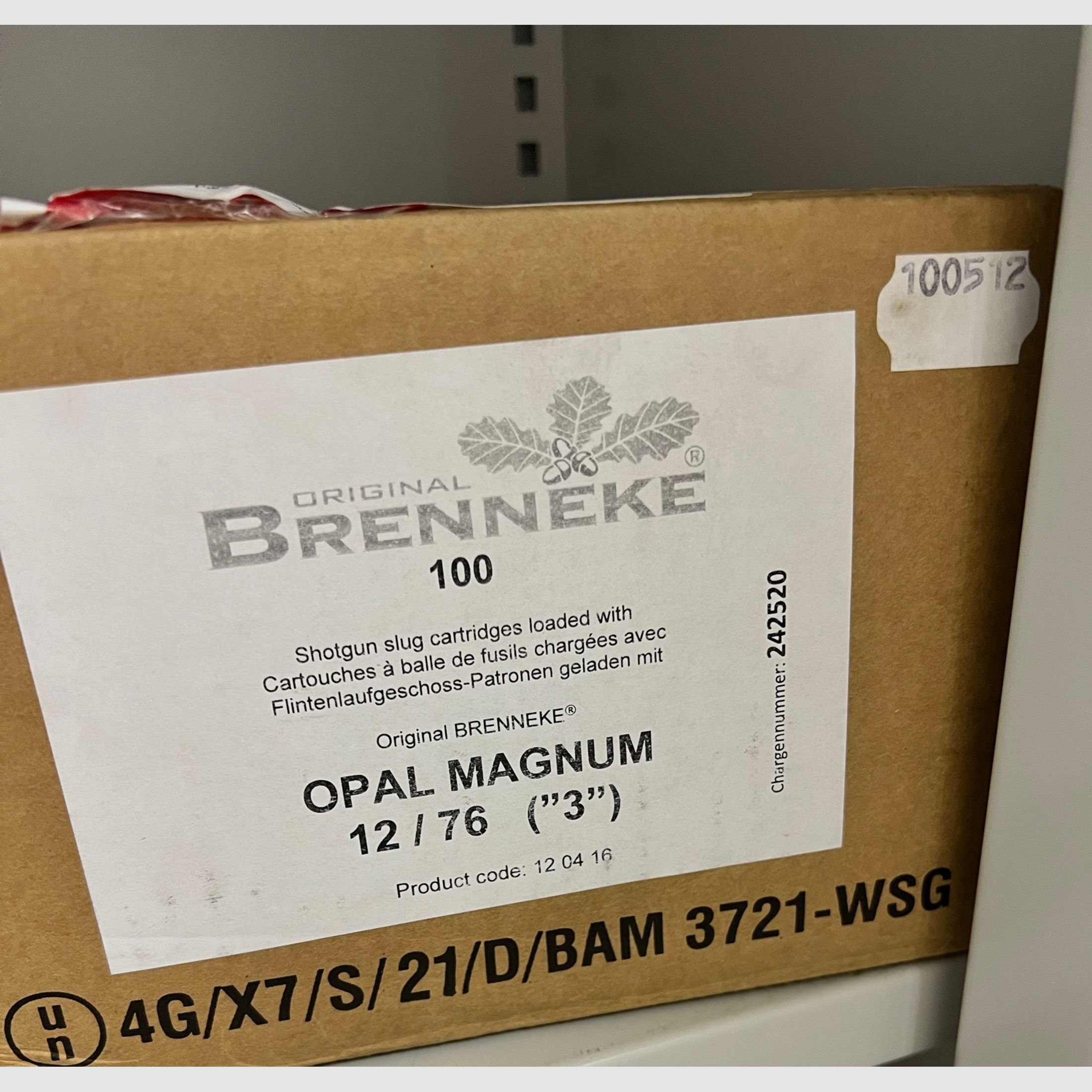 Brenneke 12/76 Opal Magnum 43,0g/666grs.