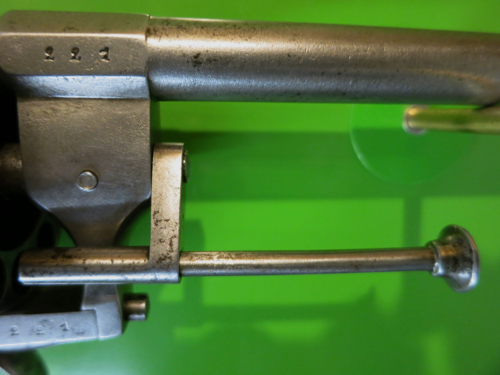 Lefaucheux-Stiftfeuerrevolver 1865, 12 schüssig, Kal. 9 mm Lefaucheux, super selten     #53