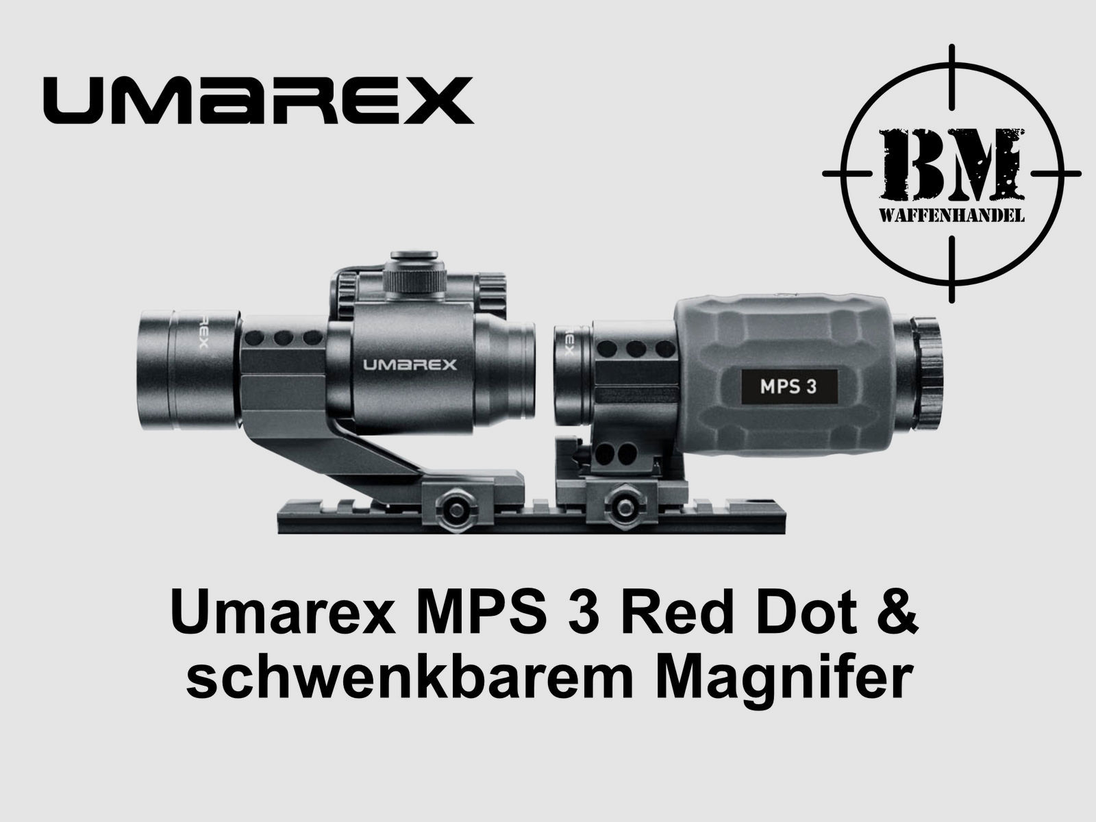 Umarex Red Dot & 3 Fach Magnifer Schwenkbar Dot4 MOA 7 Fach verstellbar