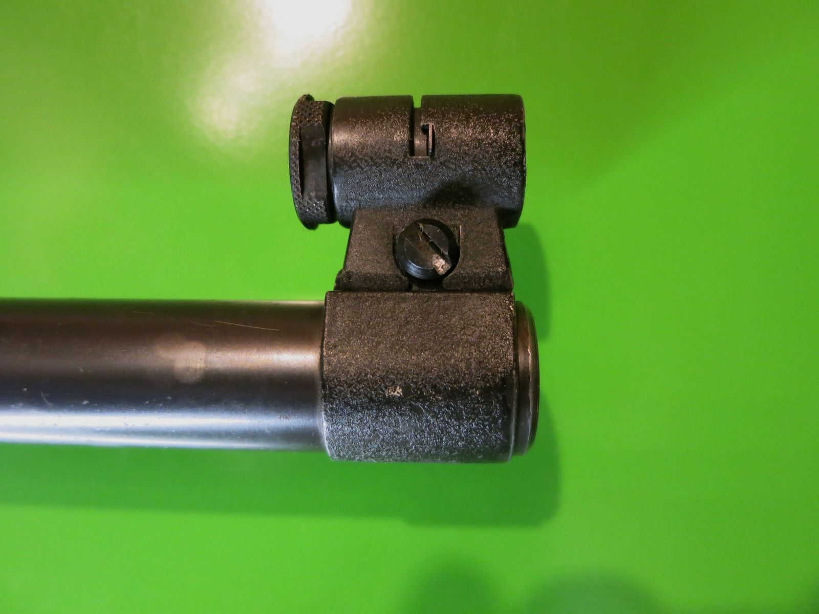 Schwerer Matchlauf 62 cm, ca. 22 mm stark mit System, Verschluß und Diopter, 22lr         #42