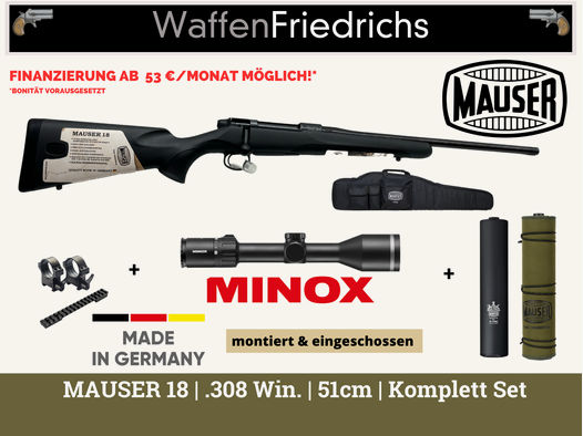 MAUSER M18 | 51cm | Komplettes Jungjäger - Waffen Friedrichs