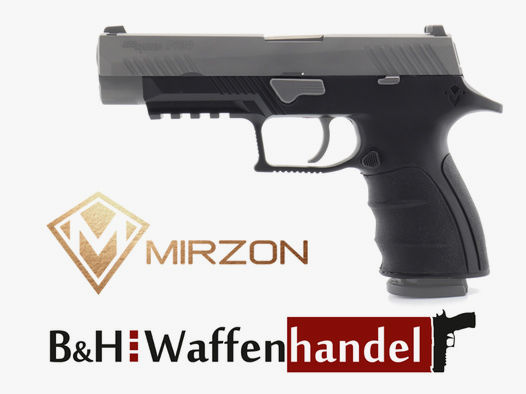 Neu: MIRZON Griffmodul / Griffstück für Sig Sauer P320 Pistole Enhanced Black - frei verkäuflich ohne EWB! - X5 X-Five SIG Polymerpistole Griffrahmen