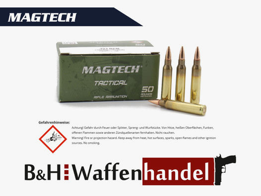 Neuware: 1000 Schuss Munition Magtech .223 Rem. 55gr. / 3,56g Tactical FMJ