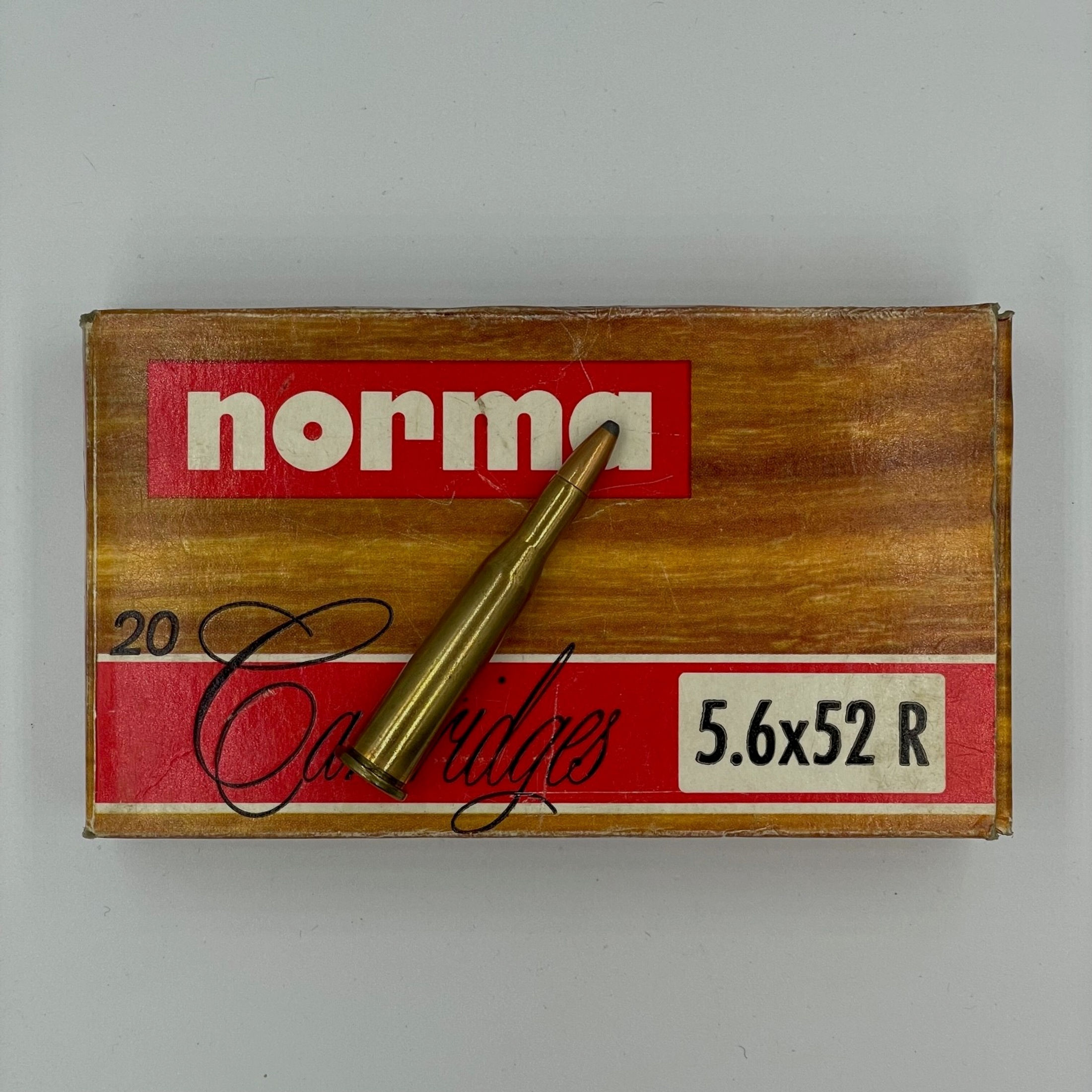 Büchsenpatronen Norma Vollmantel Halbspitz  5,6x52R  4,6g / 71 gr. !!!