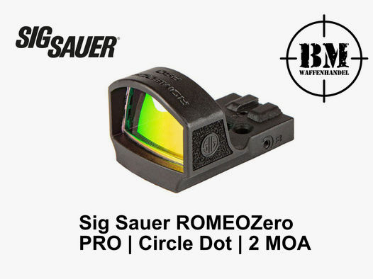 Sig Sauer ROMEOZero PRO | Circle Dot | 2 MOA  GRATIS VERSAND