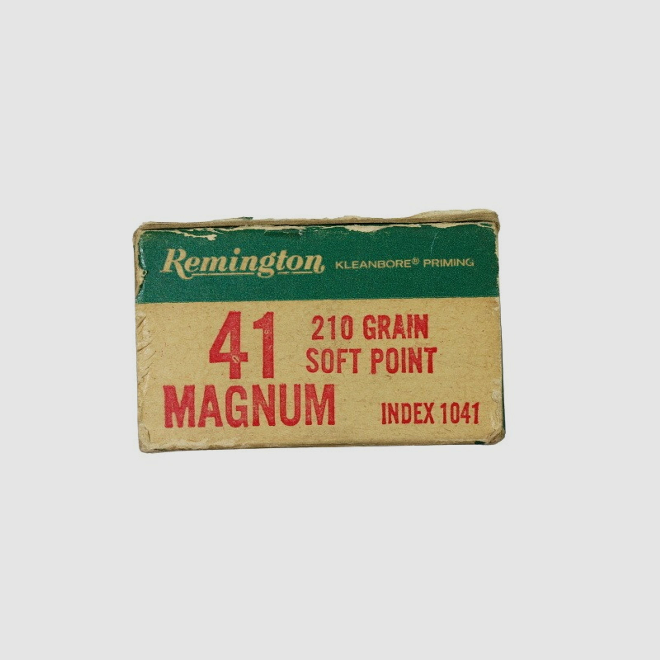 Revolverpatronen Remington 41 Mag. Soft Point 13,61g. 210 Gr. Index 1041  !!!
