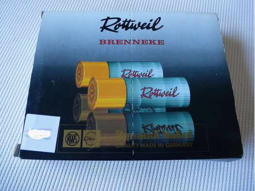 Rottweil Original-BRENNEKE-Slug Dynamit Nobel 12/70 31,5 g 1 1/8 oz