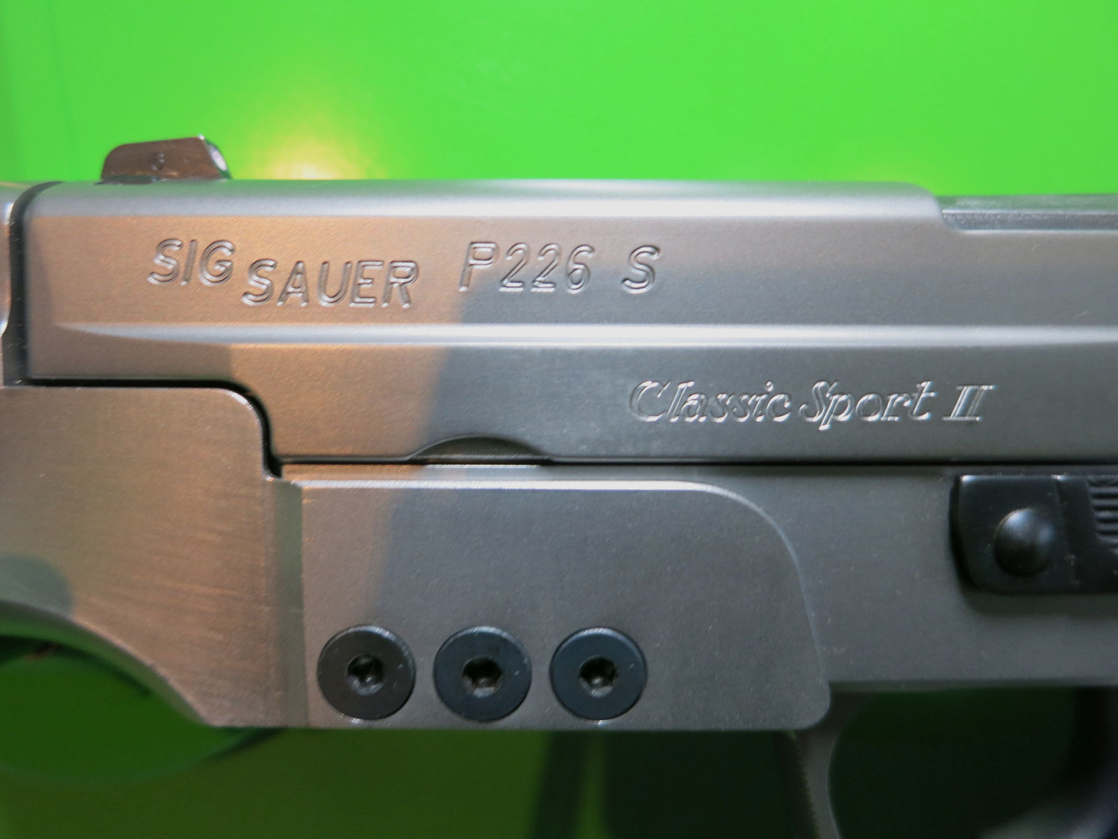 SIG Sauer P226 S Classic-Sport II, Sport-Matchvisier, deutsche  Fertigung Eckernförde, Kaliber 9mm Luger      #41 -RESERVIERT-