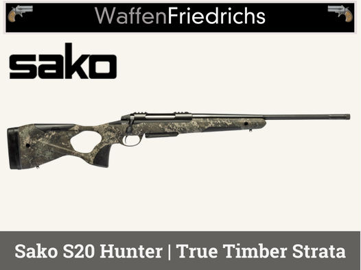 SAKO S20 Hunter | True Timber Strata | 51 cm - versandkostenfrei in Dtl. - WaffenFriedrichs