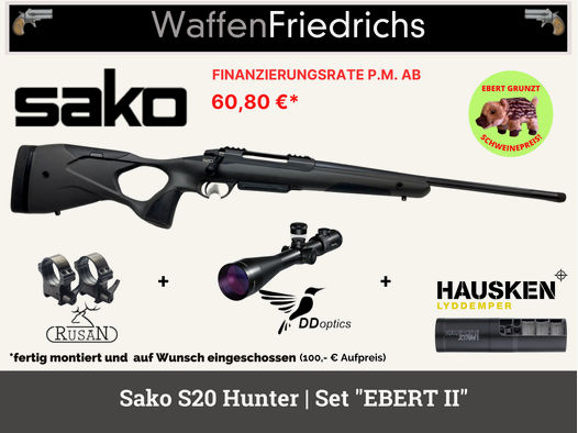 SAKO S20 Hunter | Jungjäger Komplettangebot "EBERT II" -  versandkostenfrei i Dtl. -  WaffenFriedrichs
