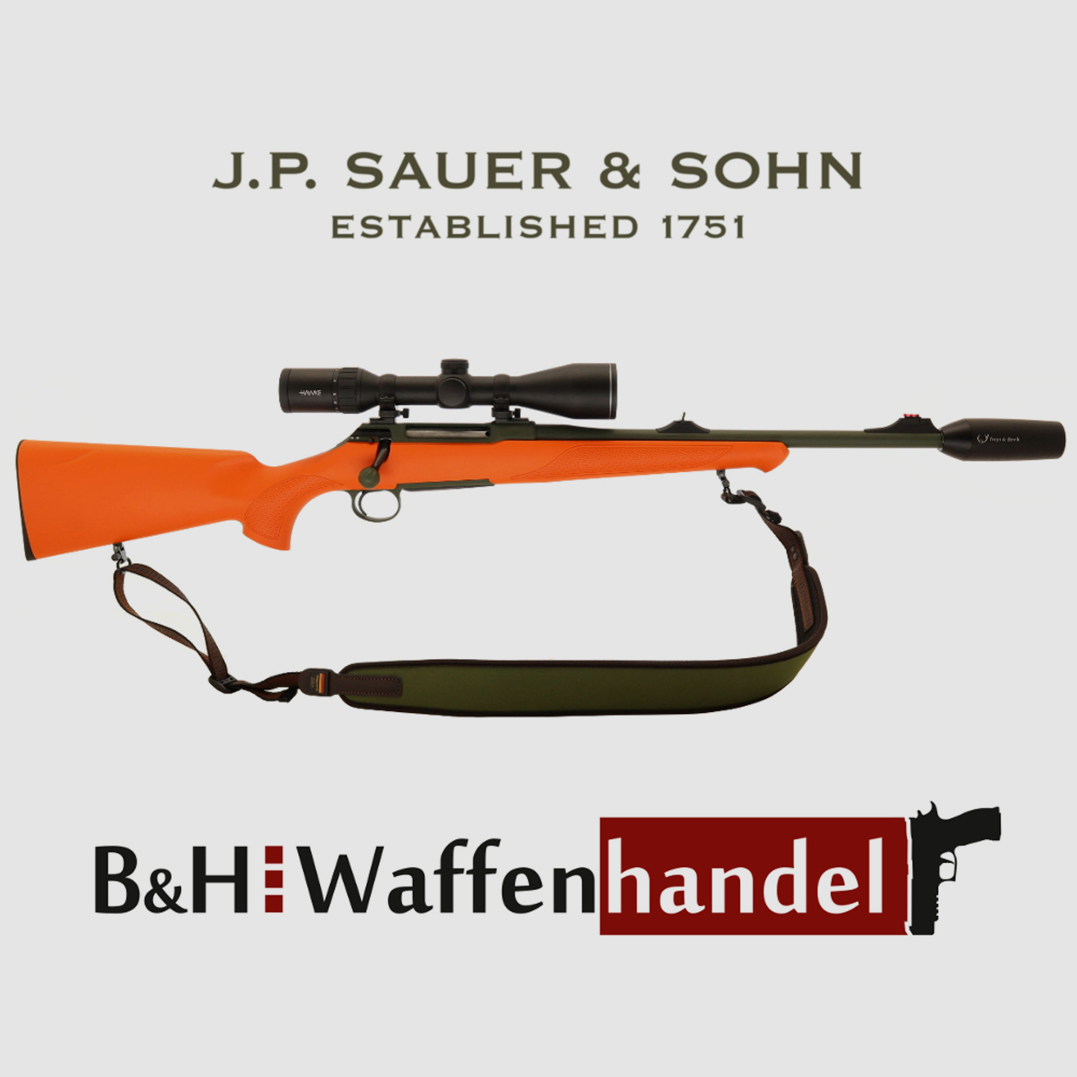 sofort lieferbar: Sauer & Sohn Sondermodell S 100 B&H Drückjagd .308 - Paket 3 -