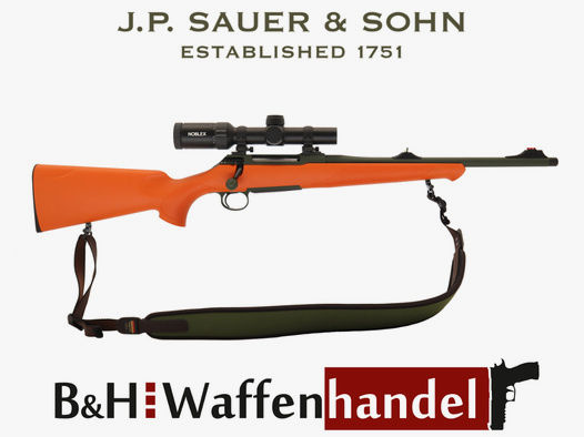 sofort Lieferbar: Sauer & Sohn Sondermodell S 100 B&H Drückjagd .308 - Paket 4 -
