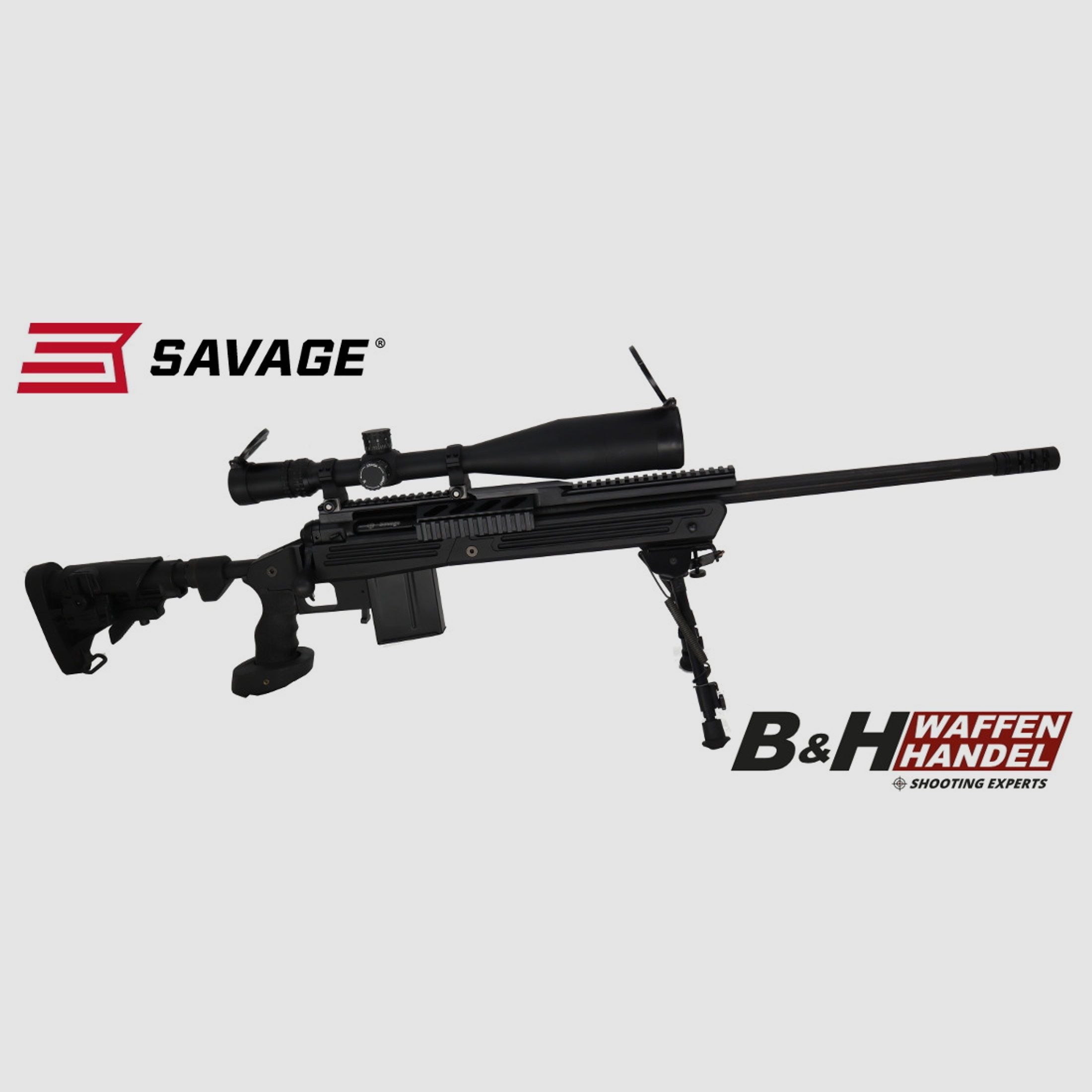 Savage Arms Model 10 BA LE mit montiertem ZF Nightforce NXS 12-42x56
