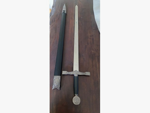 Deko- Stahlschwert Excalibur inkl. passender Scheide