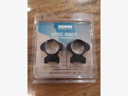 Konus 30mm Steel Rings High