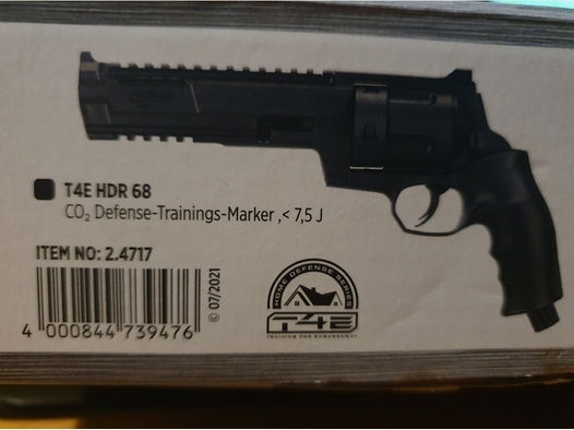 Umarex T4E HDR 68 Ram Revolver, Zubehör, Neuwertig 