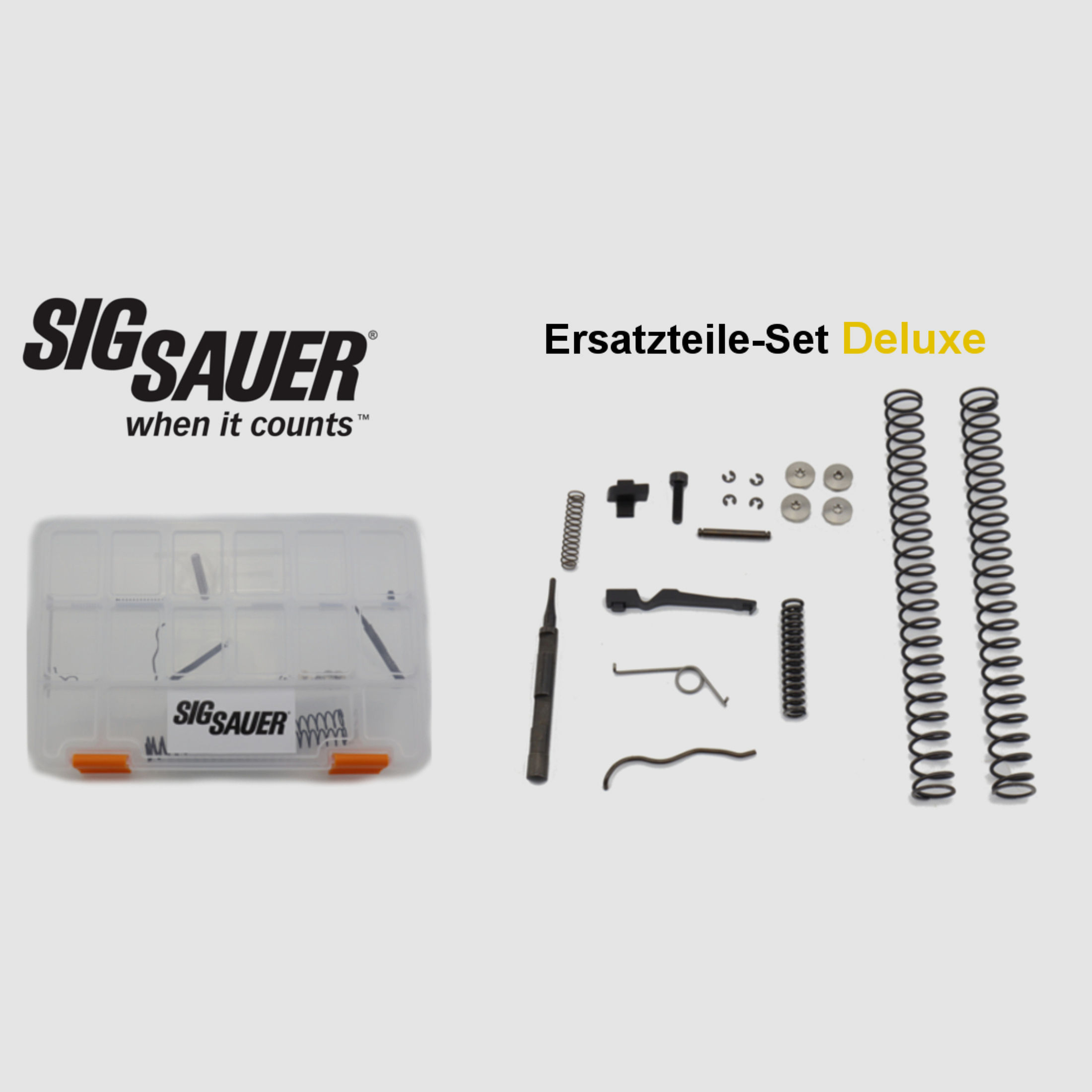 Ersatzteile Set Deluxe für Sig Sauer P226 X-Serie SAO 9mm Auszieher, Schlagbolzen uvm. (X-Short X-Five X-Six)