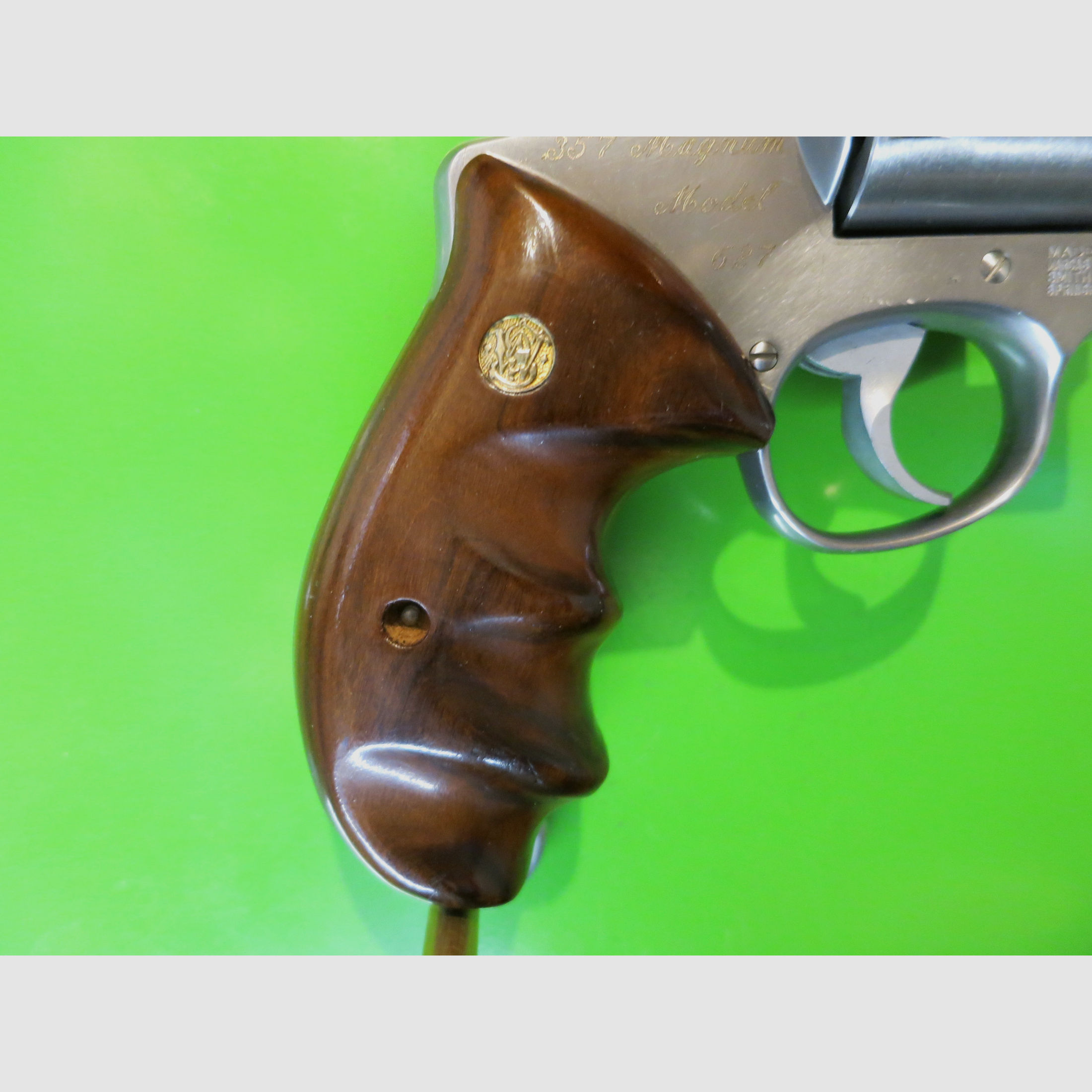 Smith&Wesson Mod. 627-0, WISCHO Target-Champion, .357 Magnum, 5,5" Lauf, stainless   #64