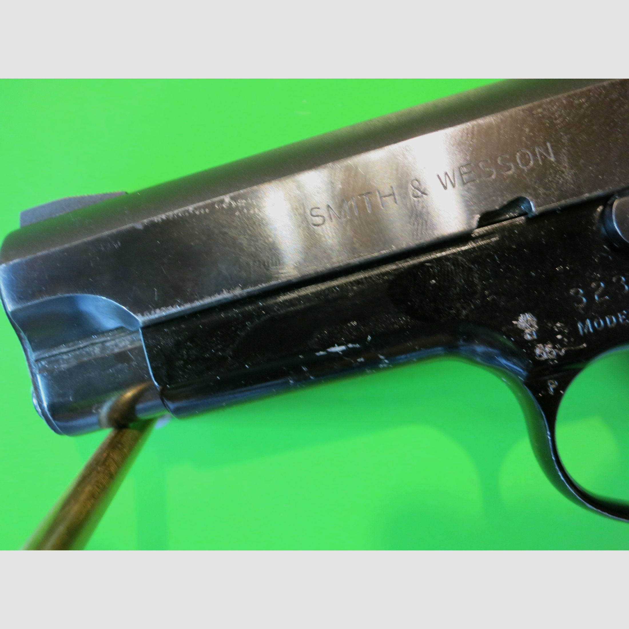 Smith & Wesson Model 39, 9 mm Para -CTG-, 1911er, Sportpistole       #56