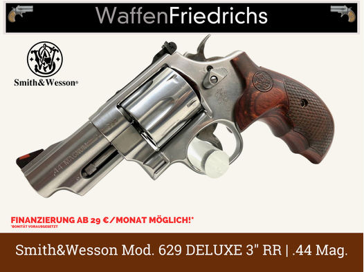 Smith & Wesson | S & W Mod. 629 DELUXE 3" RR - Purzelpreis-Wochen - WaffenFriedrichs