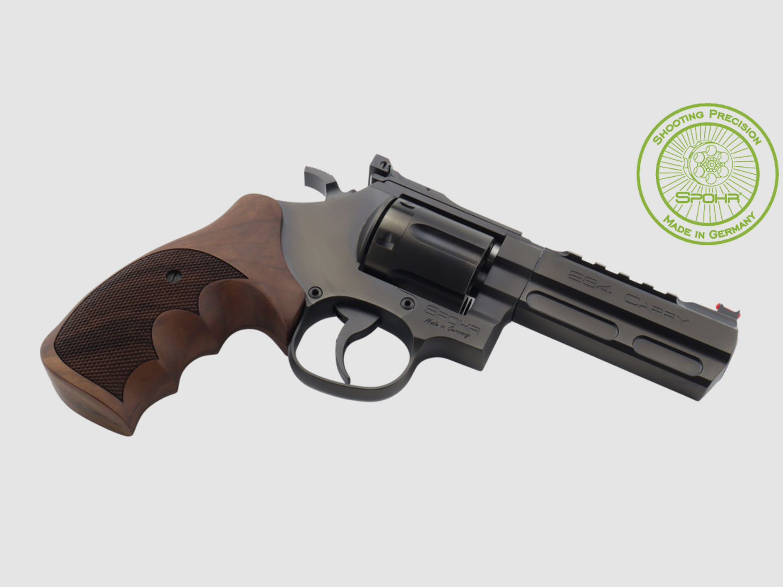 Spohr  284 Carry Black 4 Zoll Revolver mit Wechseltrommel 9mm Made in Germany