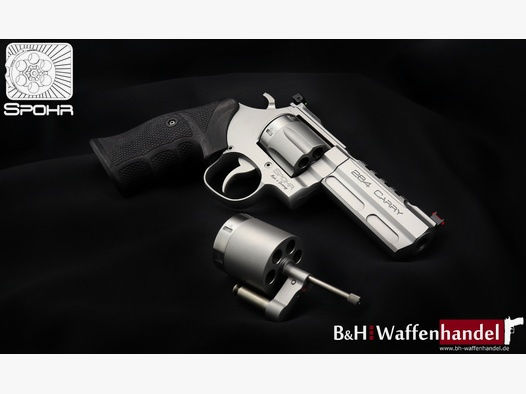Neuwaffe: Spohr Revolver 284 Carry Stainless 4 Zoll / 4" mit Wechseltrommel 
