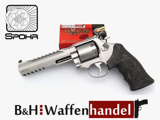 Neuwaffe: SPOHR Revolver L562 Tactical Division Stainless 6 Zoll .357Mag. Sportrevolver 6" Made in Germany