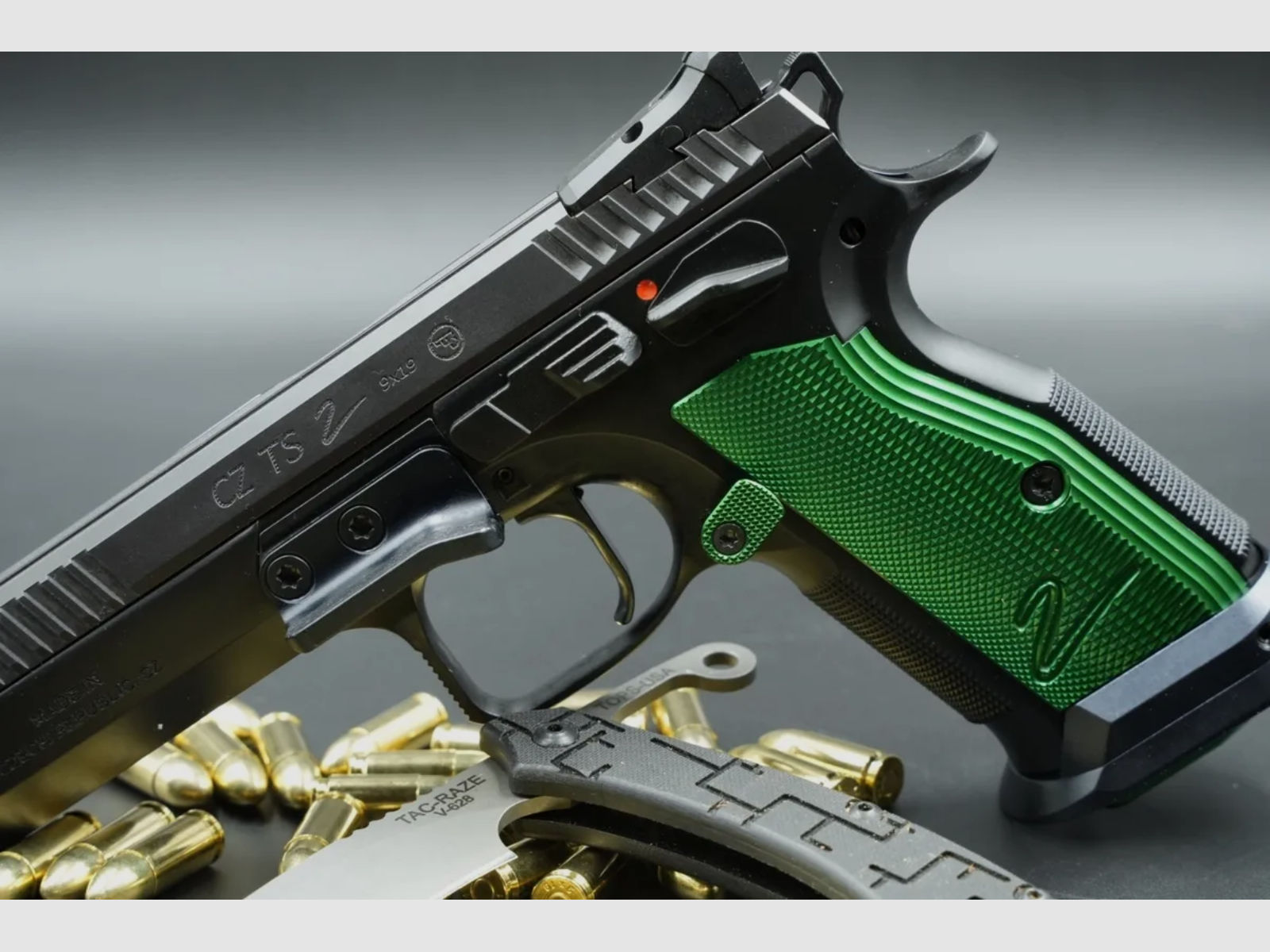 CZ  TS 2 Racing Green 9mm Luger NEU