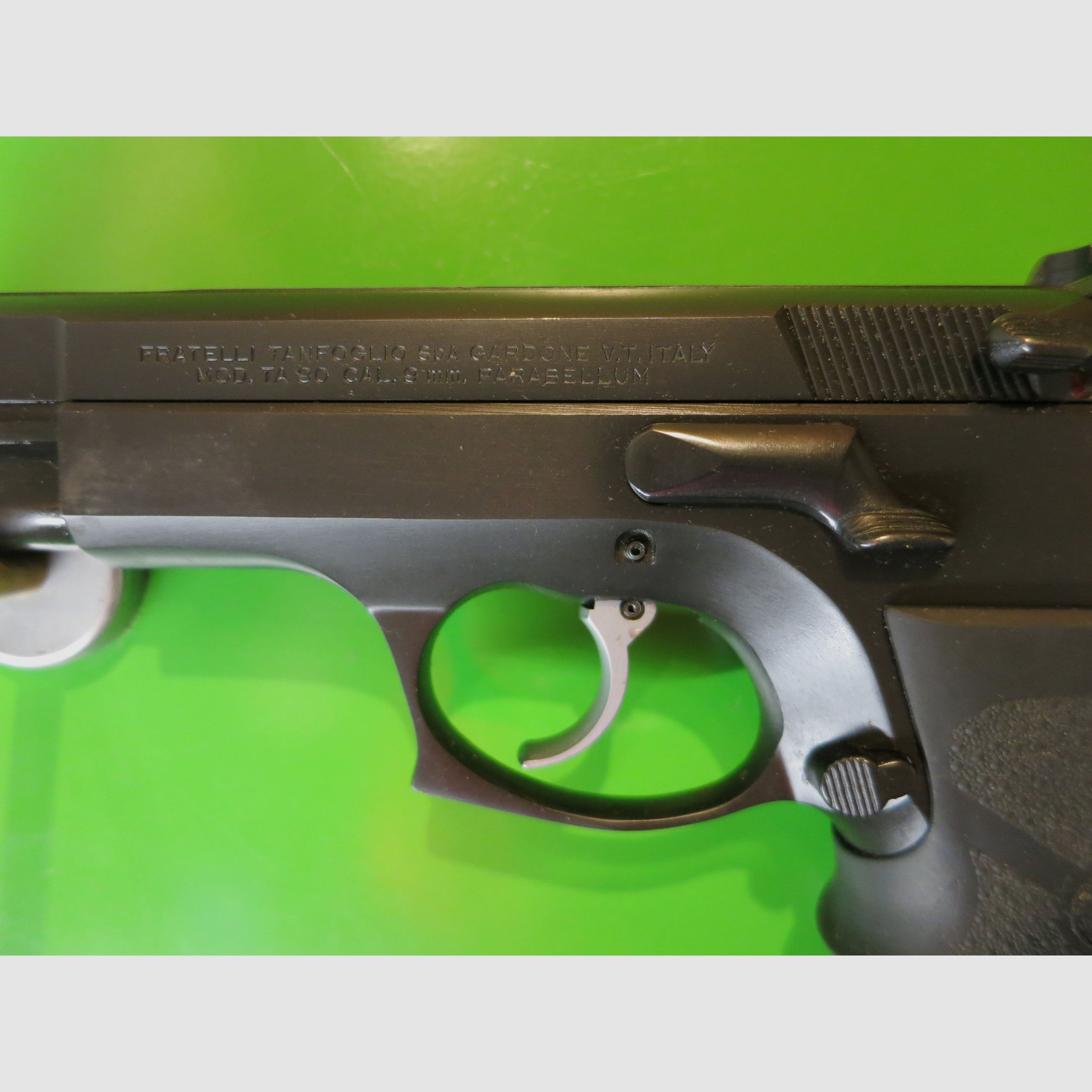 Tanfoglio TA90, halbauto. Selbstlade-Sportpistole, der IPSC-Klassiker, Kaliber 9 × 19 mm       #66