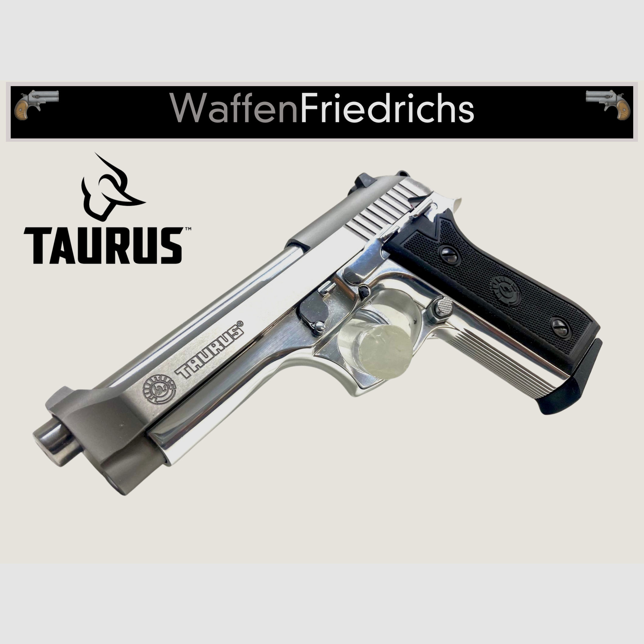 TAURUS PT92 SS17 Stainless Steel matt - WaffenFriedrichs