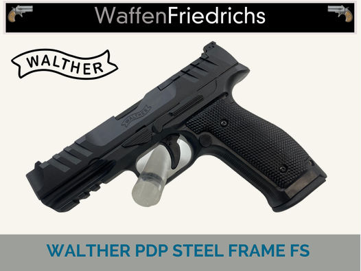 WALTHER PDP STEEL FRAME Full Size 4,5" - Waffen Friedrichs