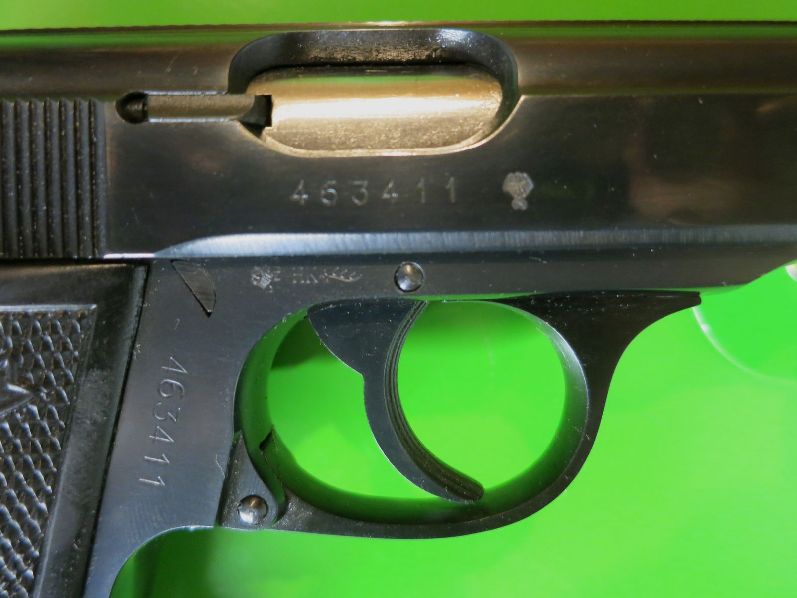 Walther PP „Polizeipistole“, 7,65 mm Browning, Abzugstuning       #28