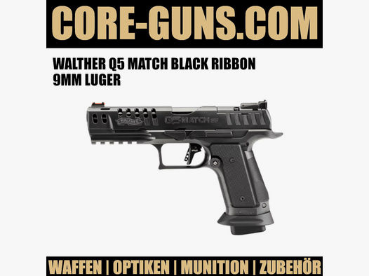 WALTHER Q5 MATCH BLACK RIBBON - 9MM LUGER