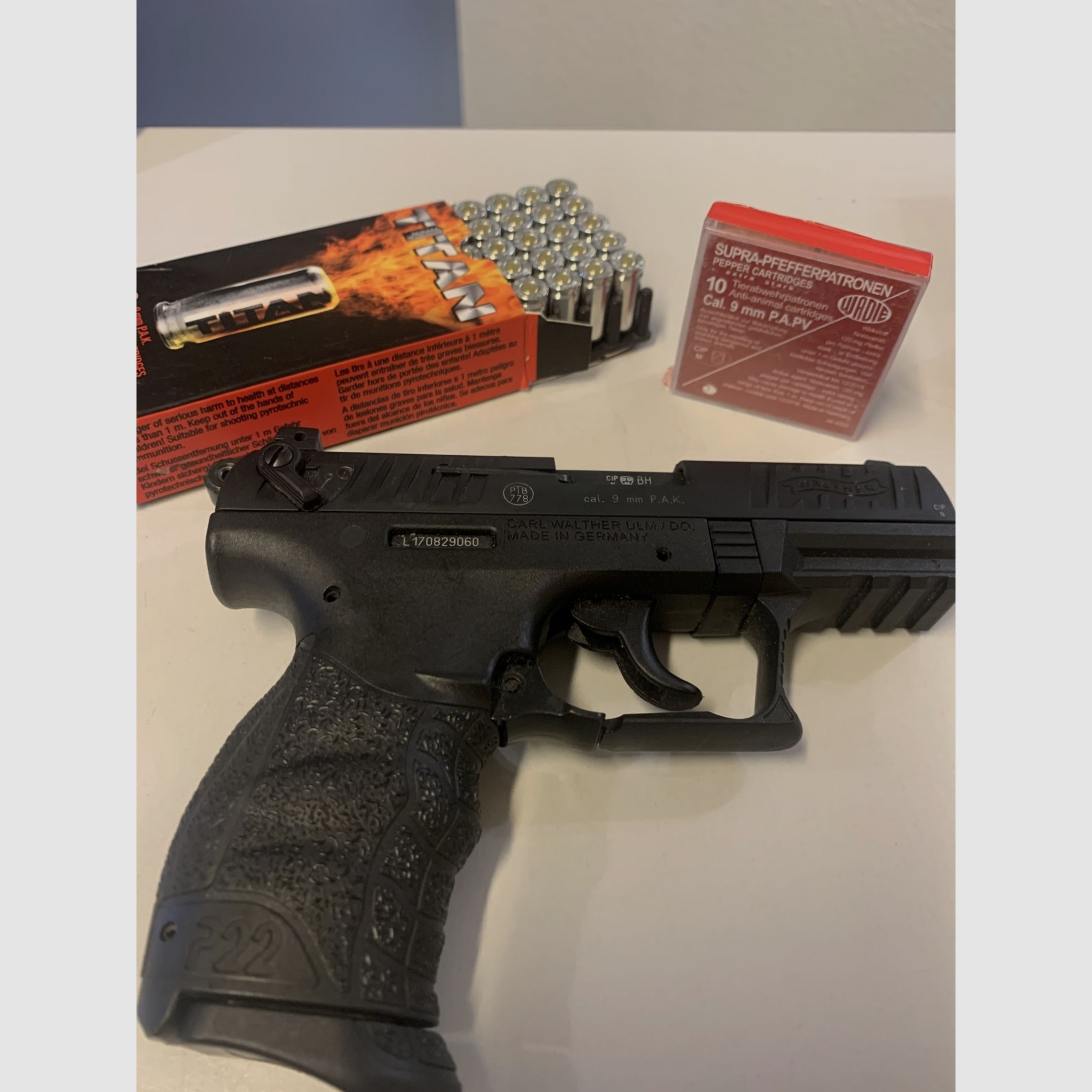 Walther P22 9mm PAK im Bundle