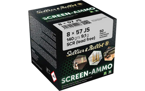 Sellier & Bellot 8x57 IS Screen-Ammo SCR Zink 9,0g/140grs.