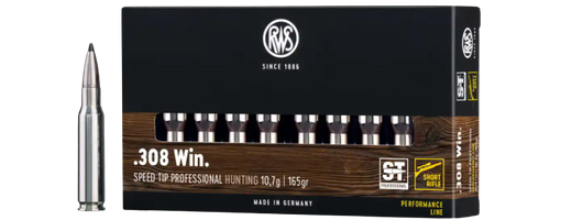 RWS .308 Win. Speed Tip Pro Short Rifle 10,7g/165grs.