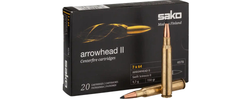 Sako 7x64 Arrowhead II PT 9,7g/150grs.