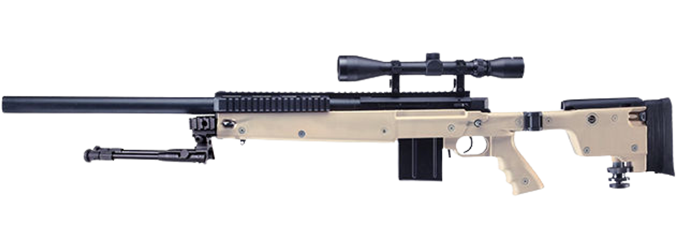GSG 4406 Sniper - Airsoft Federdruck (weiß)